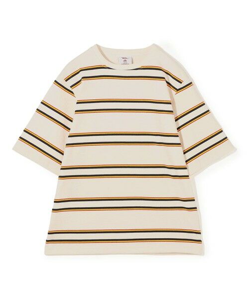 TOMORROWLAND / トゥモローランド カットソー | 【別注】BARBARIAN コットンボーダー ハーフスリーブ クルーネックカットソー（12 ホワイト系）