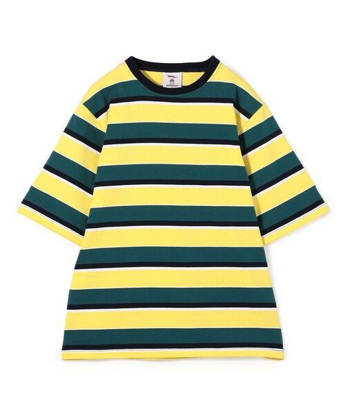 TOMORROWLAND / トゥモローランド カットソー | 【別注】BARBARIAN コットンボーダー ハーフスリーブ クルーネックカットソー（24 イエロー系）