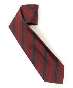 TOMORROWLAND / トゥモローランド ネクタイ | TOMORROWLAND MADE IN ITALY シルクジャガード レジメンタルストライプネクタイ