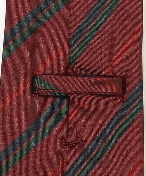 TOMORROWLAND / トゥモローランド ネクタイ | TOMORROWLAND MADE IN ITALY シルクジャガード レジメンタルストライプネクタイ | 詳細3