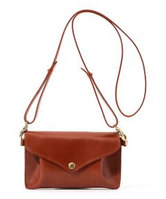 TOMORROWLAND / トゥモローランド ショルダーバッグ | 【別注】GLENROYAL MEDIUM PURSE WITH STRAP ブライドルレザー ショルダーミニバッグ