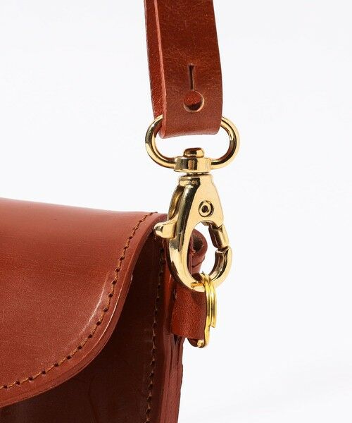 TOMORROWLAND / トゥモローランド ショルダーバッグ | 【別注】GLENROYAL MEDIUM PURSE WITH STRAP ブライドルレザー ショルダーミニバッグ | 詳細7