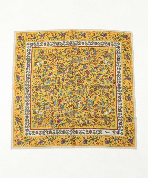 TOMORROWLAND / トゥモローランド バンダナ・スカーフ | Drake's TIGER GARDEN PRINT BANDANA ウールシルクプリントスカーフ | 詳細2