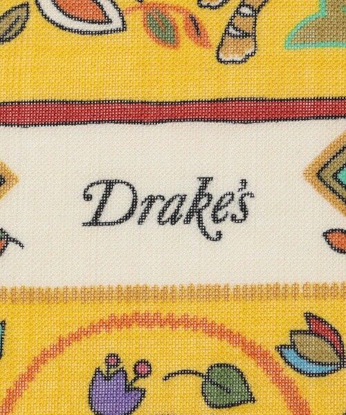 TOMORROWLAND / トゥモローランド バンダナ・スカーフ | Drake's TIGER GARDEN PRINT BANDANA ウールシルクプリントスカーフ | 詳細4