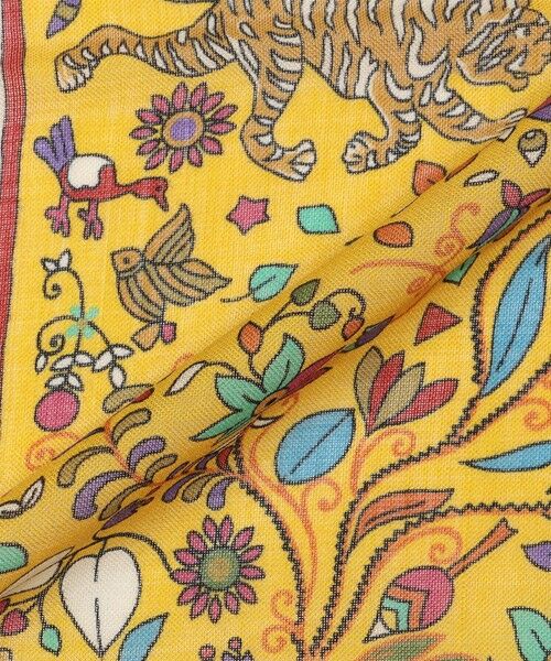 TOMORROWLAND / トゥモローランド バンダナ・スカーフ | Drake's TIGER GARDEN PRINT BANDANA ウールシルクプリントスカーフ | 詳細5