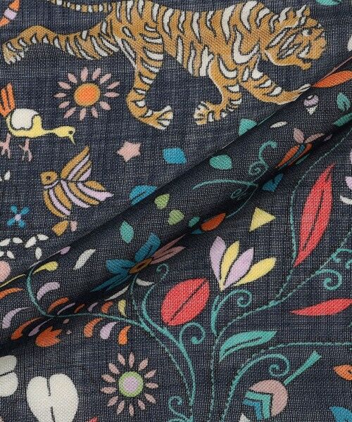 TOMORROWLAND / トゥモローランド バンダナ・スカーフ | Drake's TIGER GARDEN PRINT BANDANA ウールシルクプリントスカーフ | 詳細7