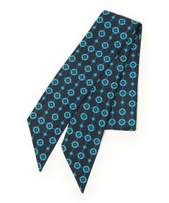 TOMORROWLAND / トゥモローランド バンダナ・スカーフ | TOMORROWLAND 小紋柄 シルクスカーフ