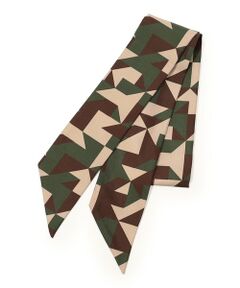 TOMORROWLAND / トゥモローランド バンダナ・スカーフ | TOMORROWLAND ジオメトリック柄 シルクスカーフ