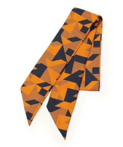 TOMORROWLAND / トゥモローランド バンダナ・スカーフ | TOMORROWLAND ジオメトリック柄 シルクスカーフ