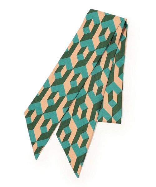 TOMORROWLAND / トゥモローランド バンダナ・スカーフ | TOMORROWLAND ジオメトリック柄 シルクスカーフ | 詳細1