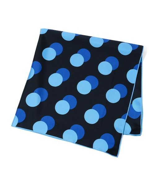 TOMORROWLAND / トゥモローランド バンダナ・スカーフ | TOMORROWLAND シルクプリントスカーフ（66 ブルー系）