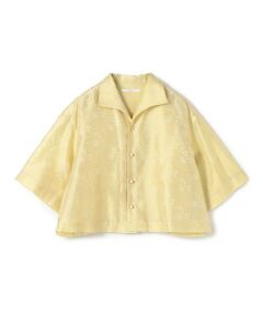 TOMORROWLAND / トゥモローランド シャツ・ブラウス | ラメジャカード イタリアンカラーシャツ