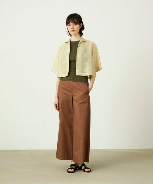 TOMORROWLAND / トゥモローランド シャツ・ブラウス | ラメジャカード イタリアンカラーシャツ | 詳細1