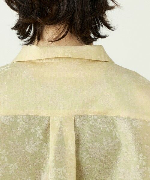 TOMORROWLAND / トゥモローランド シャツ・ブラウス | ラメジャカード イタリアンカラーシャツ | 詳細7