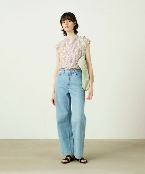 TOMORROWLAND / トゥモローランド シャツ・ブラウス | コットンシルクプリント ピンタックブラウス | 詳細1