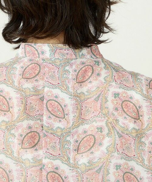 TOMORROWLAND / トゥモローランド シャツ・ブラウス | コットンシルクプリント ピンタックブラウス | 詳細6