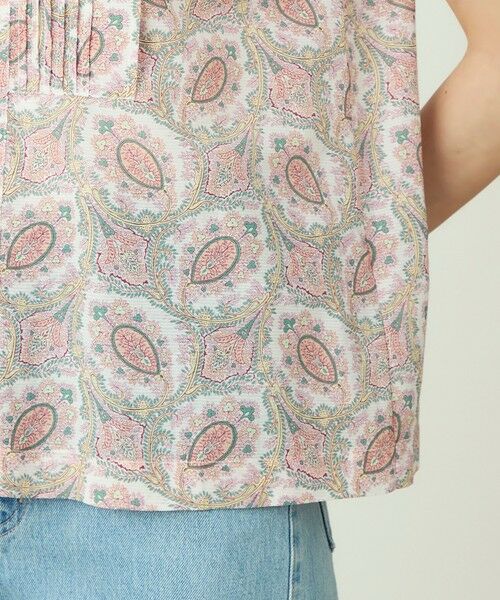 TOMORROWLAND / トゥモローランド シャツ・ブラウス | コットンシルクプリント ピンタックブラウス | 詳細8