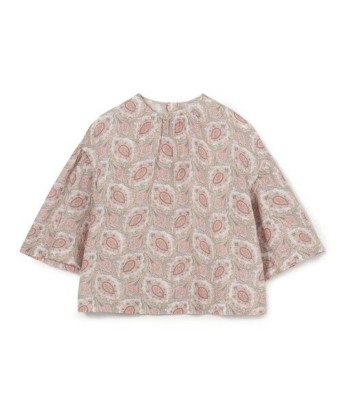 TOMORROWLAND / トゥモローランド シャツ・ブラウス | コットンシルクプリント プルオーバーブラウス（32 ピンク系）