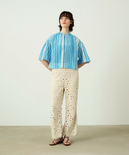 TOMORROWLAND / トゥモローランド シャツ・ブラウス | コットンシルクプリント プルオーバーブラウス | 詳細1