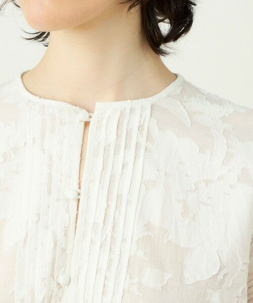 TOMORROWLAND / トゥモローランド シャツ・ブラウス | コットンナイロンカットジャカード フレアスリーブブラウス | 詳細5