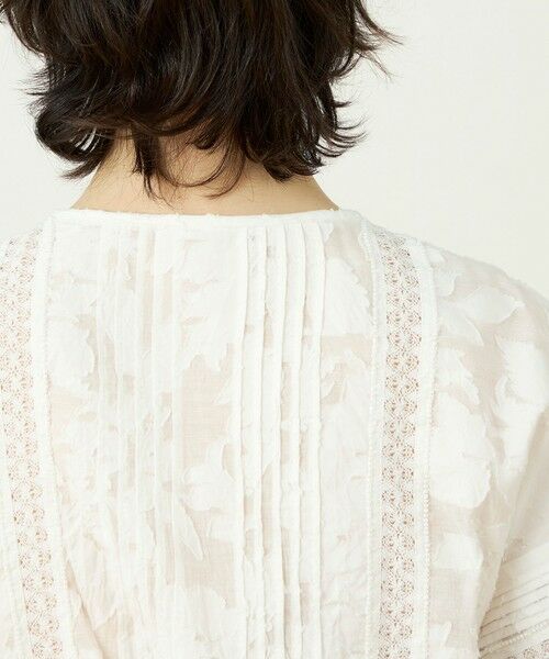 TOMORROWLAND / トゥモローランド シャツ・ブラウス | コットンナイロンカットジャカード フレアスリーブブラウス | 詳細6