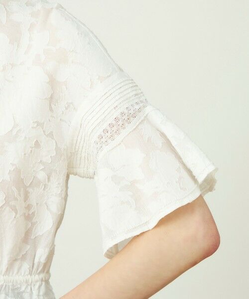 TOMORROWLAND / トゥモローランド シャツ・ブラウス | コットンナイロンカットジャカード フレアスリーブブラウス | 詳細7