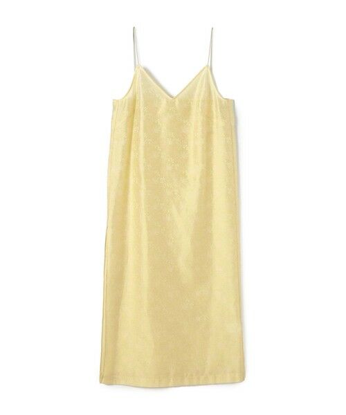 TOMORROWLAND / トゥモローランド ロング・マキシ丈ワンピース | ラメジャカード キャミドレス（21 ライトイエロー）