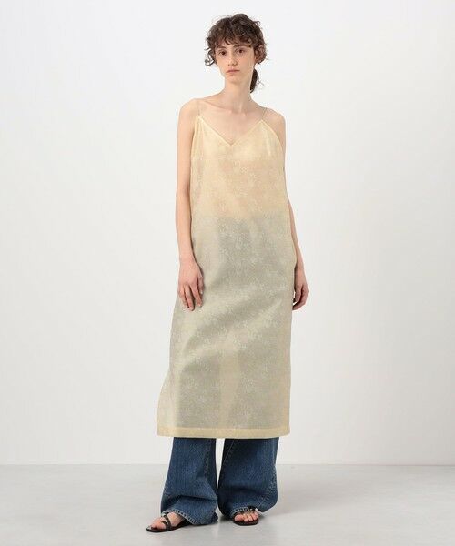 TOMORROWLAND / トゥモローランド ロング・マキシ丈ワンピース | ラメジャカード キャミドレス | 詳細1