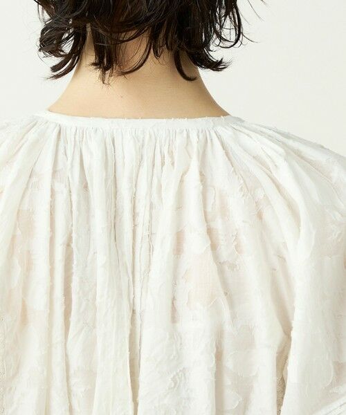 TOMORROWLAND / トゥモローランド ロング・マキシ丈ワンピース | コットンカットジャカード パフスリーブワンピース | 詳細5