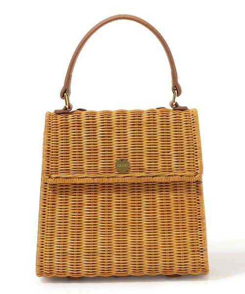 TOMORROWLAND / トゥモローランド かごバック | SOULEIADO ラタン スクエアバッグ（43 ナチュラル）