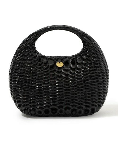 TOMORROWLAND / トゥモローランド かごバック | SOULEIADO ラタン ラウンドバッグ（19 ブラック）