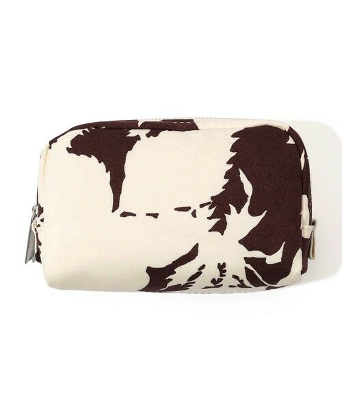 TOMORROWLAND / トゥモローランド ポーチ | 【WEB限定】SOULEIAO コットンオックス ミニポーチ（48 ブラウン系）
