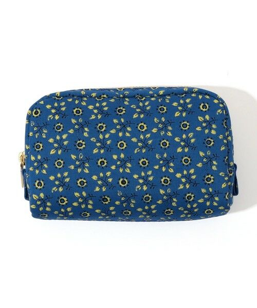 TOMORROWLAND / トゥモローランド ポーチ | 【WEB限定】SOULEIAO コットンオックス ミニポーチ（64 ブルー系）
