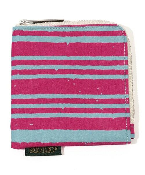 TOMORROWLAND / トゥモローランド ポーチ | 【WEB限定】SOULEIADO コットン フラットポーチ（34 ピンク系）