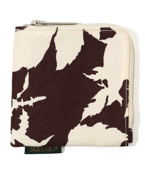 TOMORROWLAND / トゥモローランド ポーチ | 【WEB限定】SOULEIADO コットン フラットポーチ（48 ダークブラウン系）