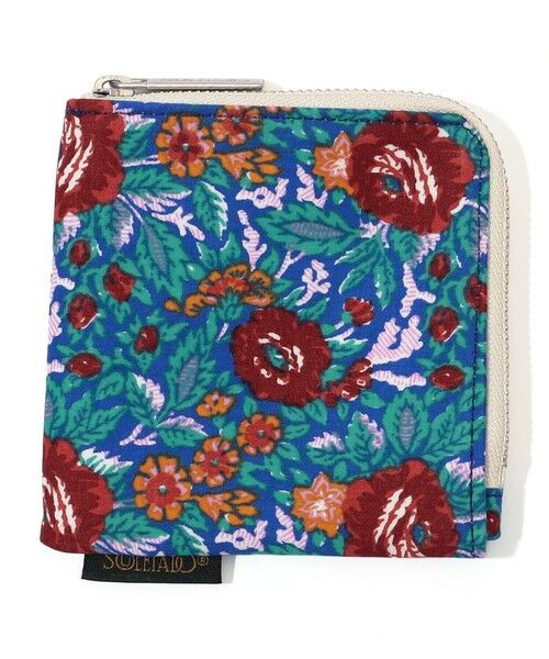 TOMORROWLAND / トゥモローランド ポーチ | 【WEB限定】SOULEIADO コットン フラットポーチ（62 ライトブルー系）