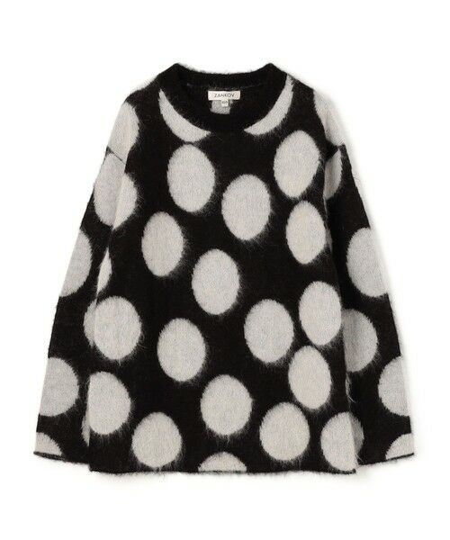 TOMORROWLAND / トゥモローランド ニット・セーター | ZANKOV LEWIS ドットパターンニット（18 ブラック系）