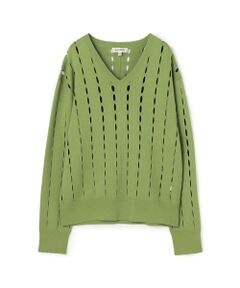 TOMORROWLAND / トゥモローランド ニット・セーター | ZANKOV ADRIEN ウール オープンワークニット