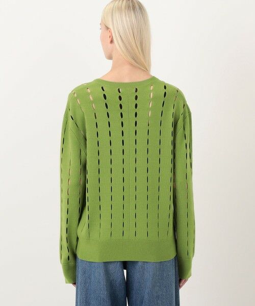 TOMORROWLAND / トゥモローランド ニット・セーター | ZANKOV ADRIEN ウール オープンワークニット | 詳細4