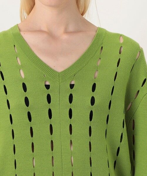 TOMORROWLAND / トゥモローランド ニット・セーター | ZANKOV ADRIEN ウール オープンワークニット | 詳細5