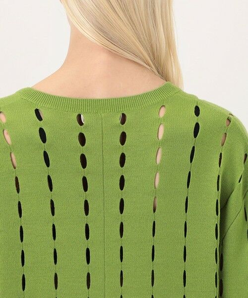 TOMORROWLAND / トゥモローランド ニット・セーター | ZANKOV ADRIEN ウール オープンワークニット | 詳細6