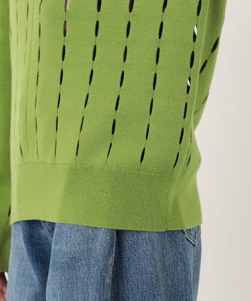 TOMORROWLAND / トゥモローランド ニット・セーター | ZANKOV ADRIEN ウール オープンワークニット | 詳細8