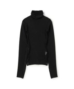 TOMORROWLAND / トゥモローランド ニット・セーター | diotima Merino Mesh Stripe メッシュコンビ タートルネックニット