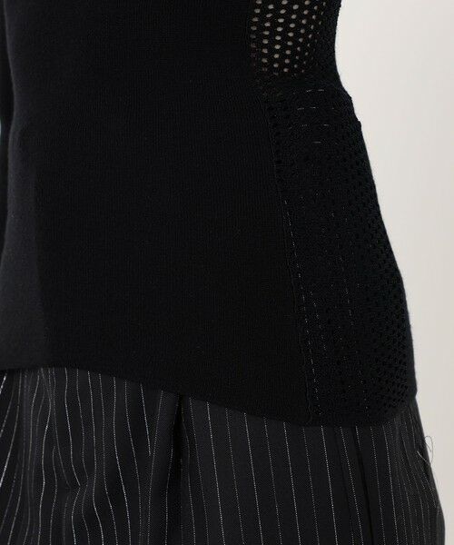 TOMORROWLAND / トゥモローランド ニット・セーター | diotima Merino Mesh Stripe メッシュコンビ タートルネックニット | 詳細8