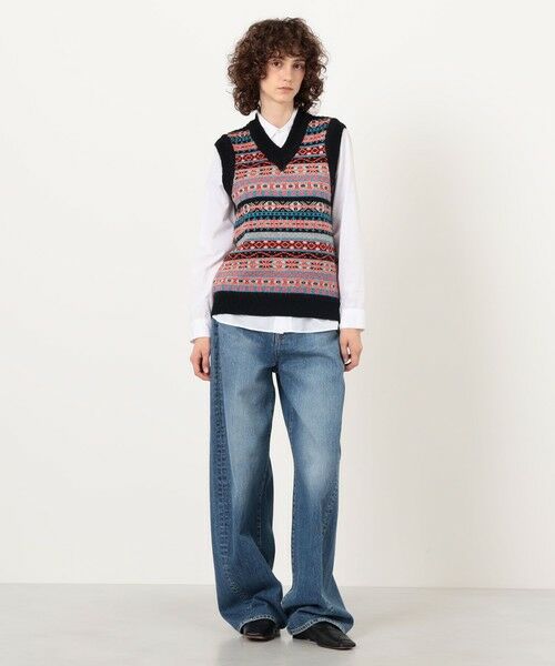 TOMORROWLAND / トゥモローランド ニット・セーター | 【別注】Redeux FAIR ISLE VEST フェアアイル ニットベスト | 詳細1