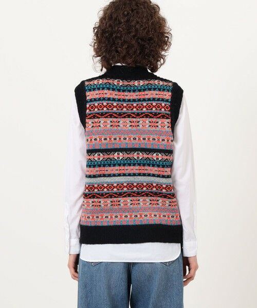 TOMORROWLAND / トゥモローランド ニット・セーター | 【別注】Redeux FAIR ISLE VEST フェアアイル ニットベスト | 詳細4