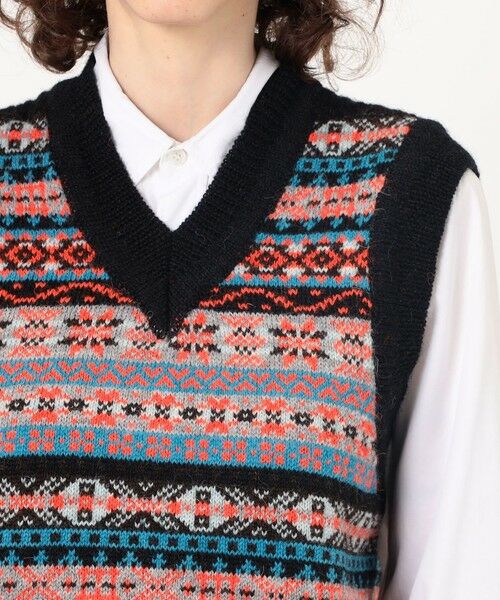TOMORROWLAND / トゥモローランド ニット・セーター | 【別注】Redeux FAIR ISLE VEST フェアアイル ニットベスト | 詳細5