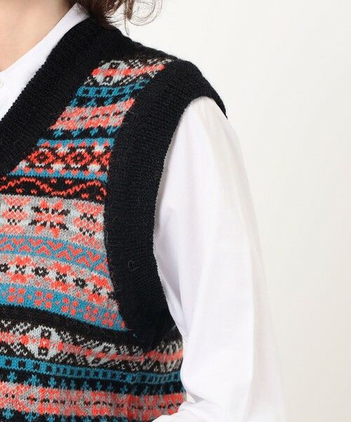 TOMORROWLAND / トゥモローランド ニット・セーター | 【別注】Redeux FAIR ISLE VEST フェアアイル ニットベスト | 詳細7