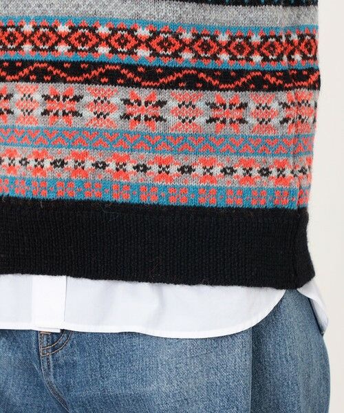 TOMORROWLAND / トゥモローランド ニット・セーター | 【別注】Redeux FAIR ISLE VEST フェアアイル ニットベスト | 詳細8