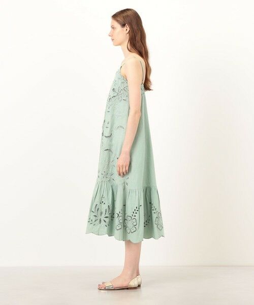 TOMORROWLAND / トゥモローランド ロング・マキシ丈ワンピース | SEA NEW YORK IYLA SOUTACHE SLIP DRESS カットワークレース キャミソールドレス | 詳細2